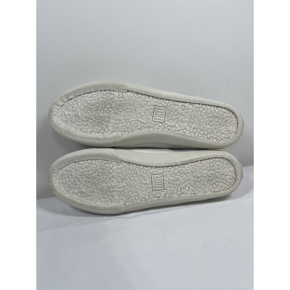 Frye Womens Maya CVO Slip On Sneakers White Leather Shoes 9M Casual Classic Fest - Picture 10 of 16